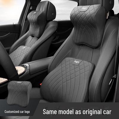 Cuscino Universale per Poggiatesta e Supporto Lombare in Memory Foam per Auto - Accessorio per il Comfort Interno