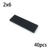 2x6 Dots Creative Size MOC Building Blocks Smooth Thin Flat Tile Figure Educational Bricks Compatible 69729 Toys for Kid