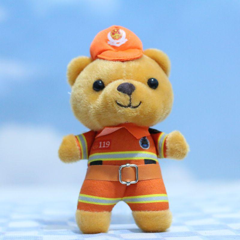 

Милый милый кулон в виде медвежонка-полицейского, плюшевая игрушка, кукла медвежонка-полицейского, подвеска для сумки, кукла-брелок 15cm