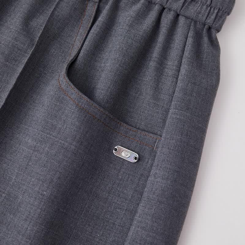 Teenie Weenie Women's Minimalist Casual Straight Leg Pants