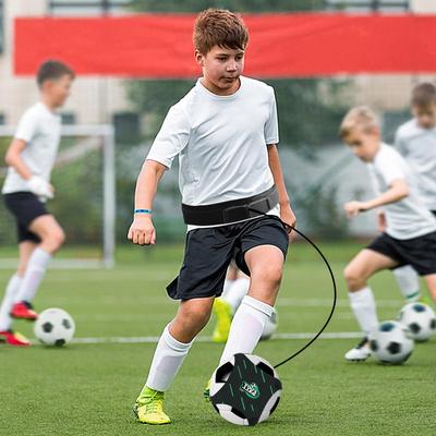 Soccer Trainer Kicking Passing Training Aid Football Kick Throw Solo Trainer For Kids Teen Beginner Indoor Outdoor Backyard