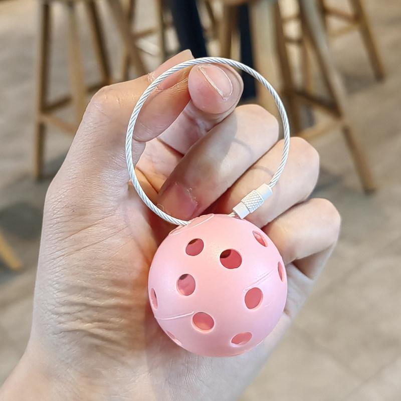 Cultural Creative Pickleball Keychain Ornament - Mini Pendant New Year Gift