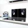 2x GLASS PROTECTIVE PLATE FOR STOVE 40x52 SPEAKER