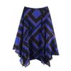 European Style Asymmetrical Printed Midi Skirt for Spring 2026