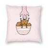 Qsmp Uppies 2 Square Pillowcase Polyester Linen Velvet Pattern Zip Decorative Home Cushion Cover