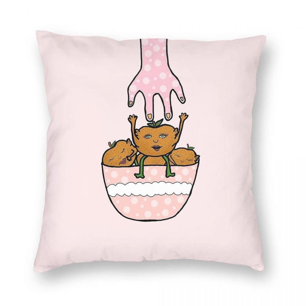 Qsmp Uppies 2 Square Pillowcase Polyester Linen Velvet Pattern Zip Decorative Home Cushion Cover