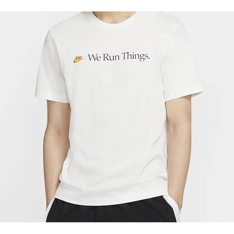 Nike Sportovní oblečení Airathon Tričko s krátkým rukávem Pánské topy Bílá CT6877-133