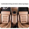 Car Seat Extended Footrest Driver and Passenger Leg Rest Universal Car Seat Cover Leather Thick Down Non-slip Cars Seats Cover