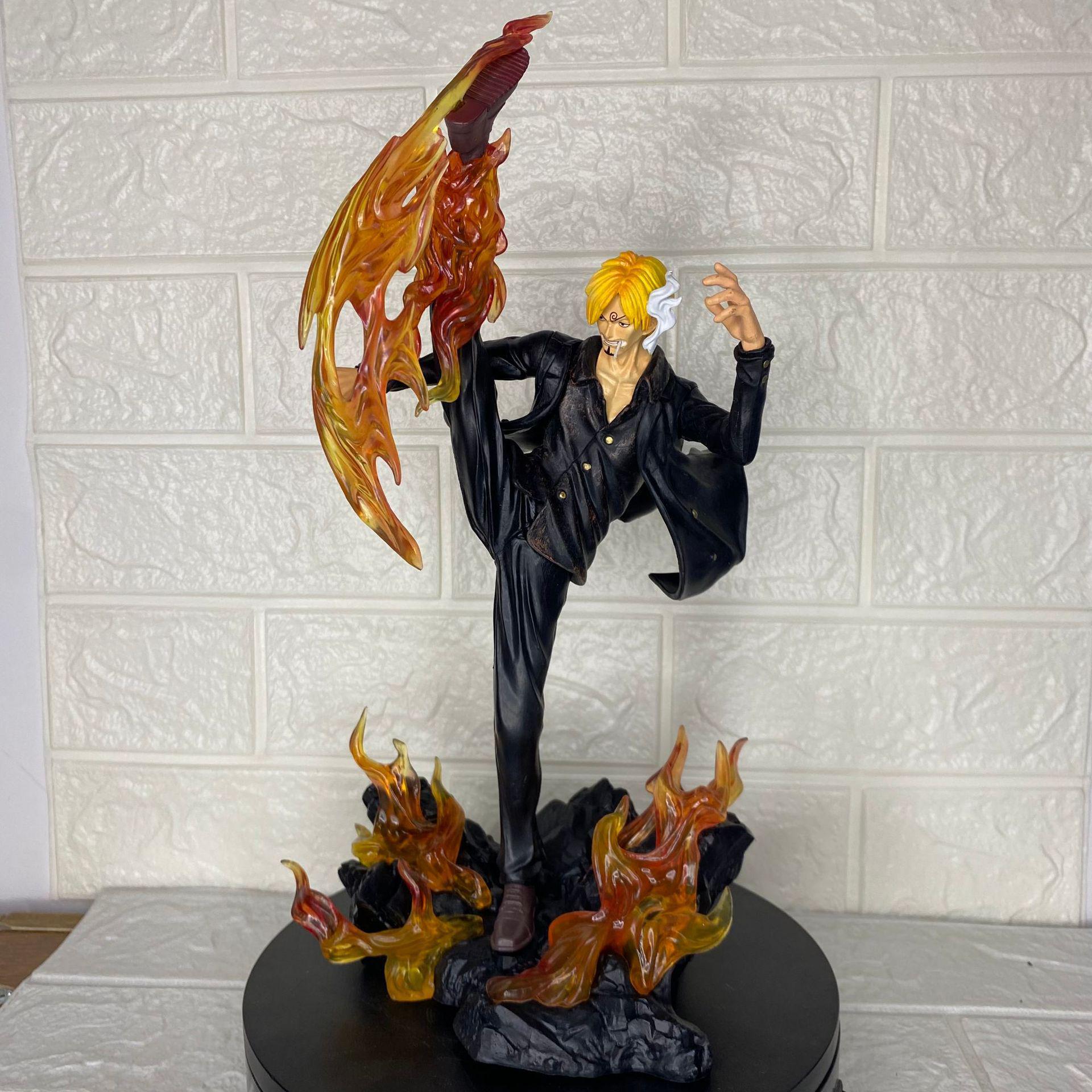 

Sanji Black Leg Devil s Foot Statue – One Piece Figurine