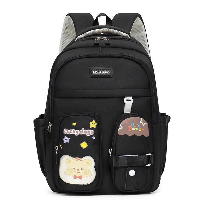 Schoolbag new simple women's schoolbag casual light fashion primary school students senior sense cute high value men's and women's backpack