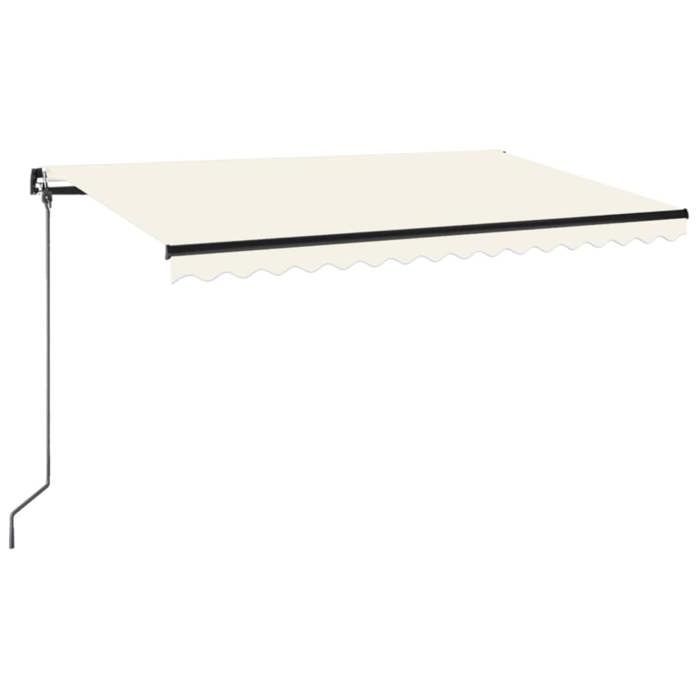 Exclusive House - Manual Retractable Awning 400x350 Cm Cream