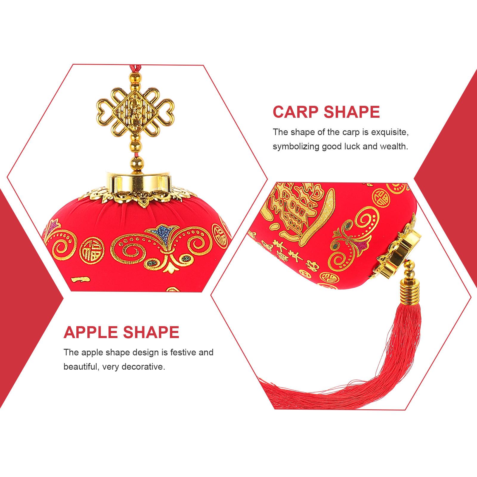 

Waterproof Chinese Lantern Pendant Red New Year Ornament Spring Festival Decorative Hanging Lantern Outdoor Chinese Style Party other