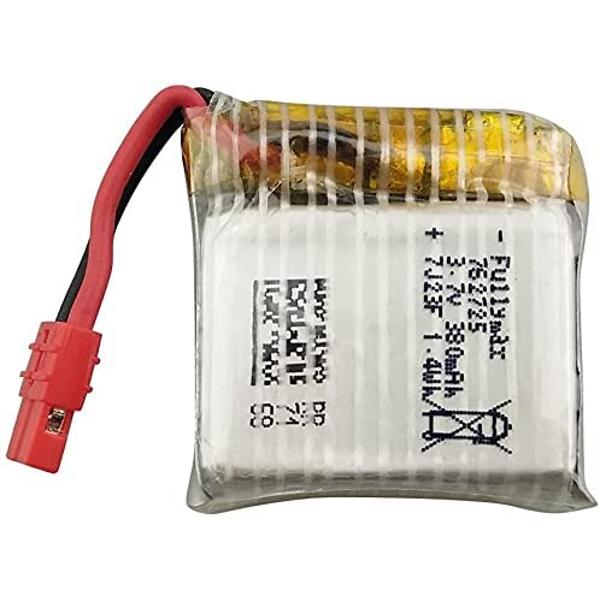 Li-Po Batterisett 3 stk 3,7V 380mAh – For Syma X21 X21W Droner – Lang Flytid – Enkel Installasjon – 7,6x2,7x2,5 cm – 29g