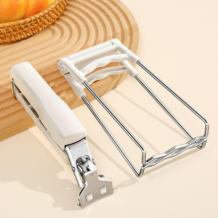 2Pcs/set Anti-scalding Clip Bowl Clip, Anti-scalding Clip For Kitchen, Steamed Vegetables, Stainless Steel Heat Insulation Plate Bowl Clip