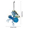 Solar Powered Bug Fairy Light Outdoor Metal Insect Lamp Hanging Flying Insect Lamp Waterproof For Backyard Balcony Garden Decor
