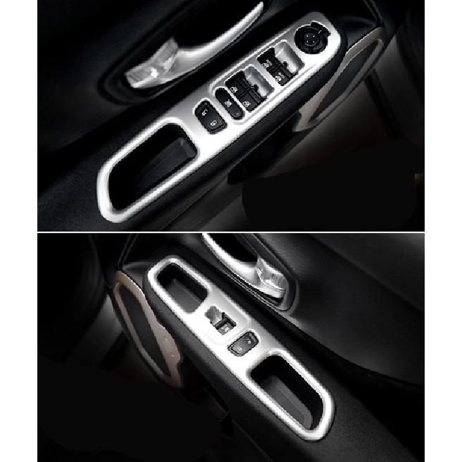 Для Jeep Renegade 2016-2017 Внутренняя отделка накладки на подлокотник двери автомобиля, накладка на кнопку стеклоподъемника