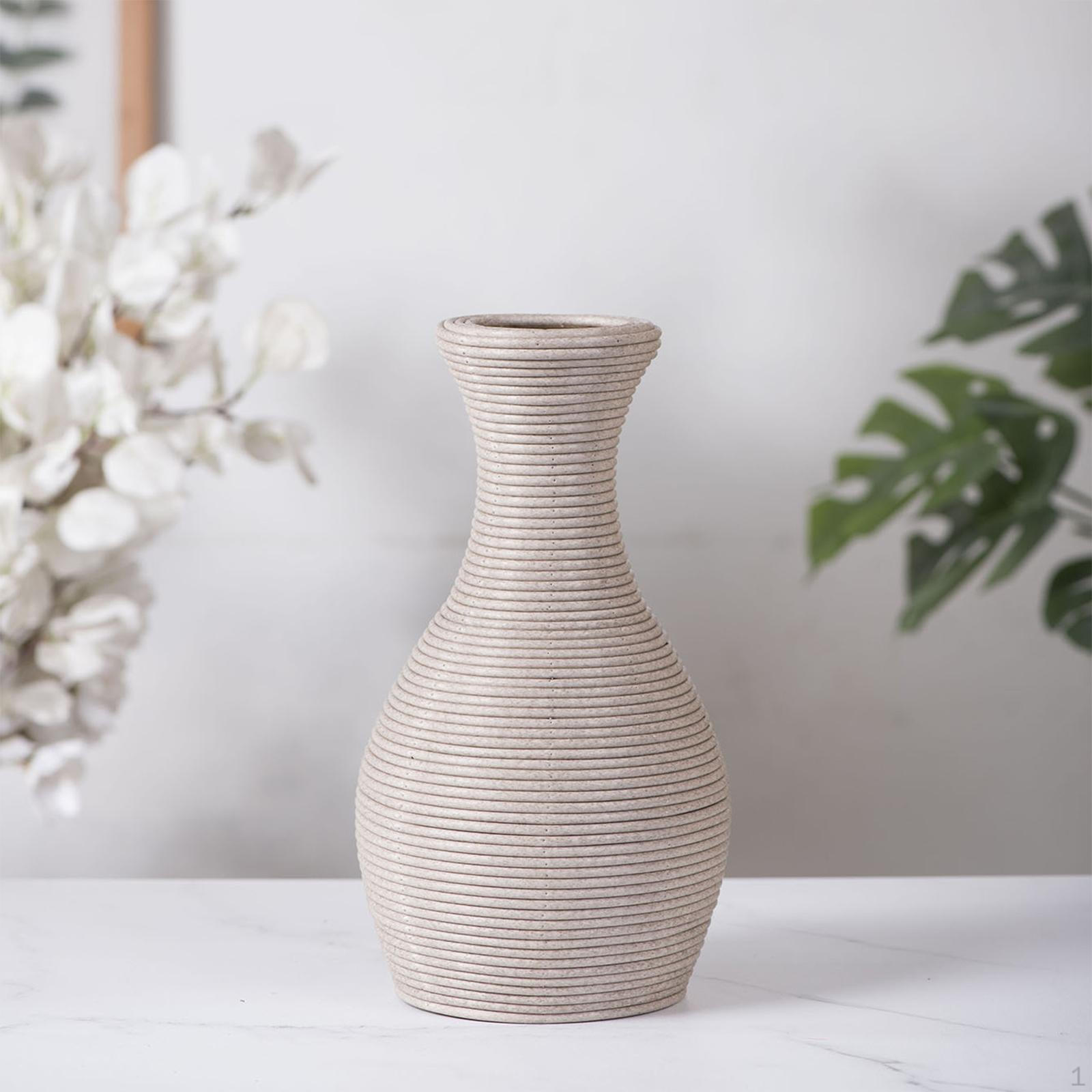 

Ваза для цветов, цветочная композиция, подарок на день рождения, украшение, сухие цветы, кашпо, украшение для праздника светло-серый