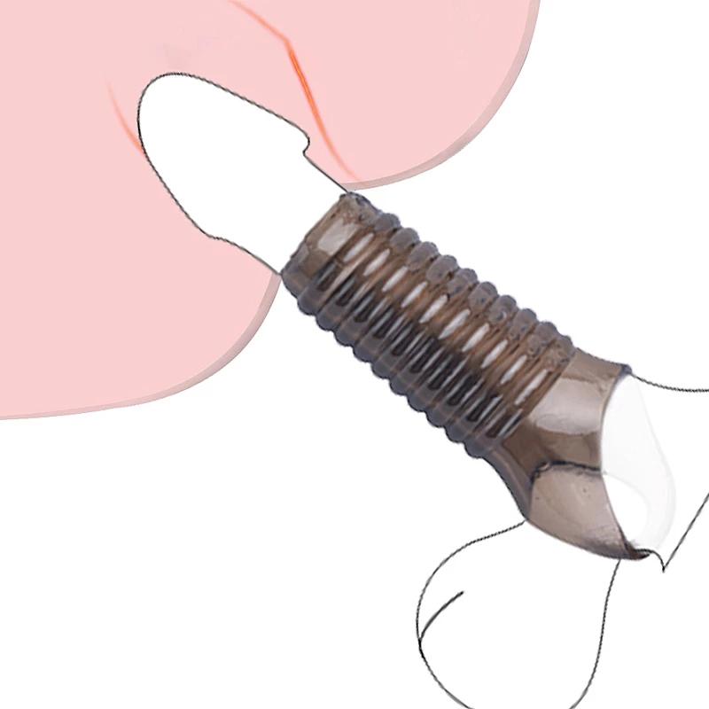 3/4 Penis Rings Cock Rings Penis Sleeve Penis Trainer Delay Ejaculation High Elasticity Time Lasting Sex Toys for