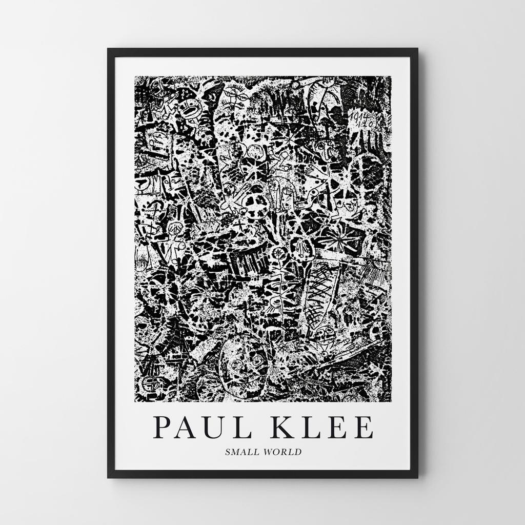 Poster Paul Klee Abstraction Small World