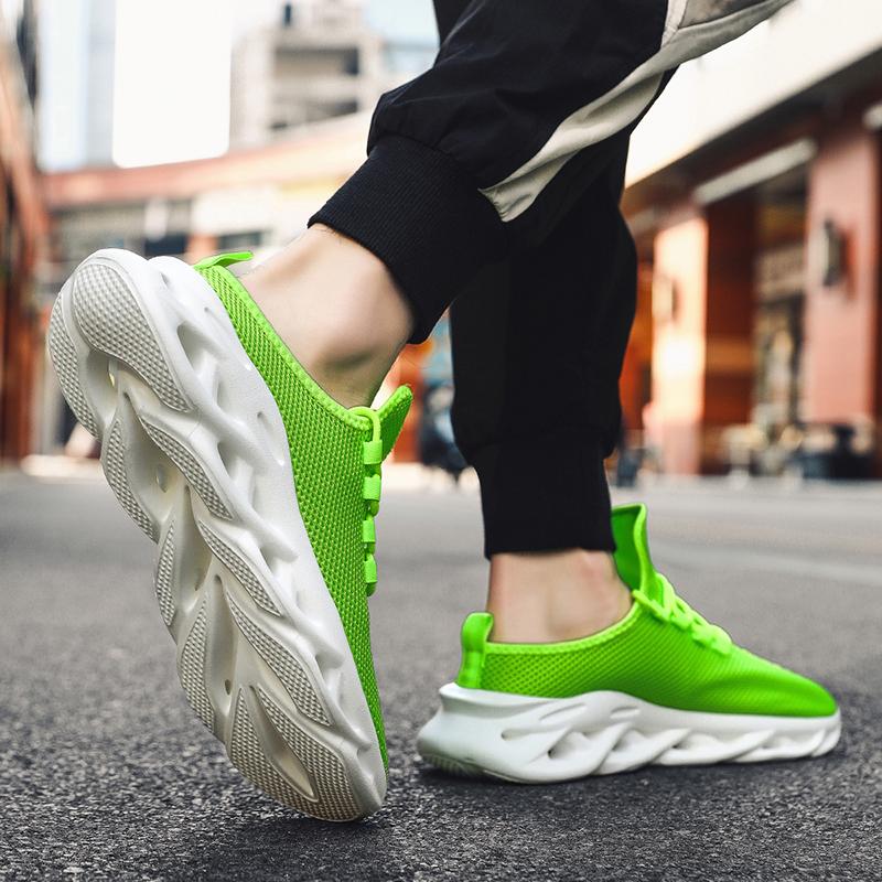 Pánské boty Tenisky Pánské tenisky Luxusní boty Pánské ležérní Trenér Závody Prodyšné módní povaleče na běhání Boty pro muže