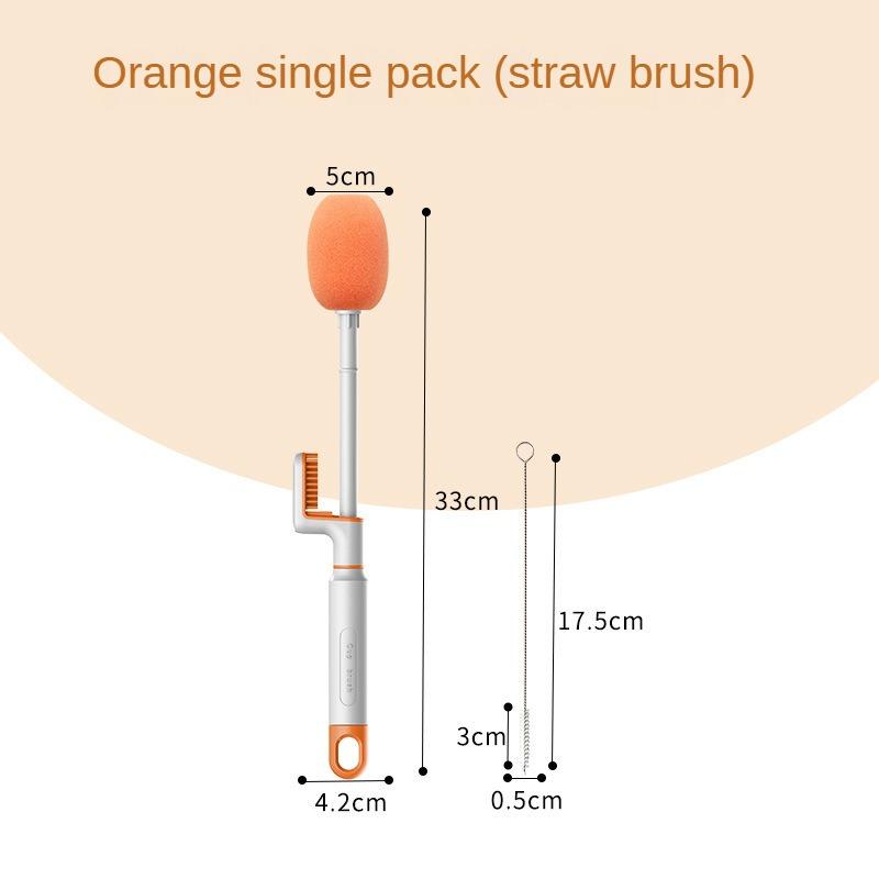 Perie pentru pahare Cupă de spălat lungă Perie pentru biberoane Perie patru-în-unul Curăţare Curăţare cu caneluri multifuncţionale Clătire Izolaţie Perie pentru pahare
