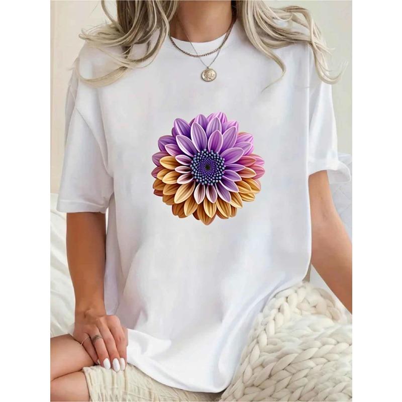 

T-Shirt Perfect for Daily Wear. This Short-Sleeve Round Neck Top Is Suitable for Festivals Enjoy A Comfortable Fit with This 4XL білий