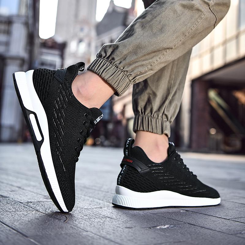 Men Sneakers Elevator Shoes Hidden Heels Breathable Heightening Shoes for Men Increase Insole 6CM Sports Casual Height Shoes