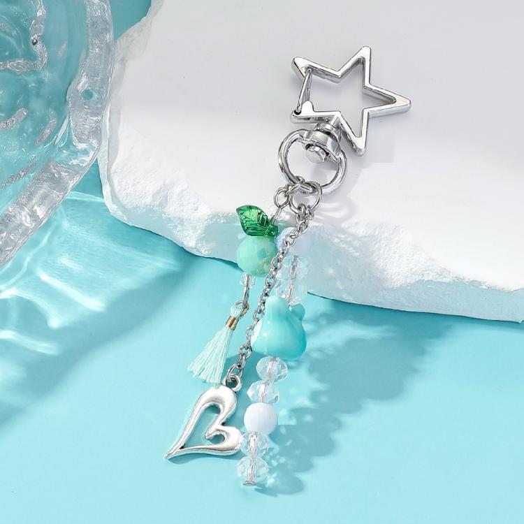 Butterflies Tassels Phone Lanyard Female Acrylic Beaded Phone Shell Pendant