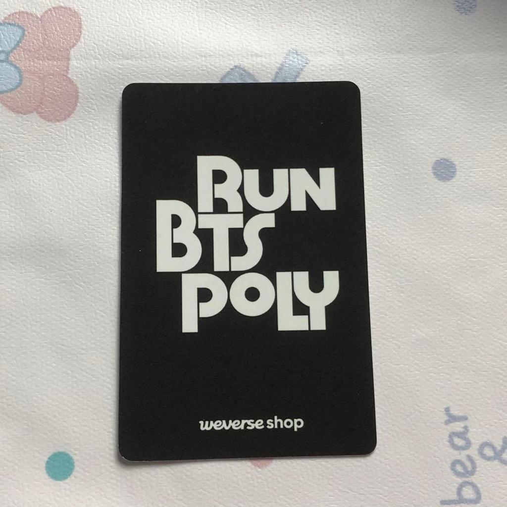 [USED] JIN RUN BTS POLY Highlight Package Trading Card