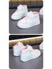 Children's White High-Top Canvas Shoes with Fleece Lining for Warmth - Versatile Sports Shoes for Boys and Toddler Girls