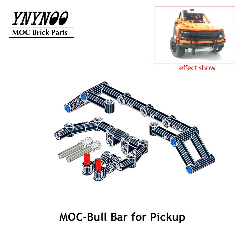 

Подходит для пикапов F-150 Raptor 42126 Набор кирпичиков Автомобиль MOC Фаркоп Кран Платформа Крышка Модифицированные строительные блоки Сделай сам Игрушки Подарки PDF Guide by Email