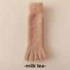 Winter Coral Fleece Five-Toe Socks – Thickened Warm Sleep and Floor Socks for Men and Women