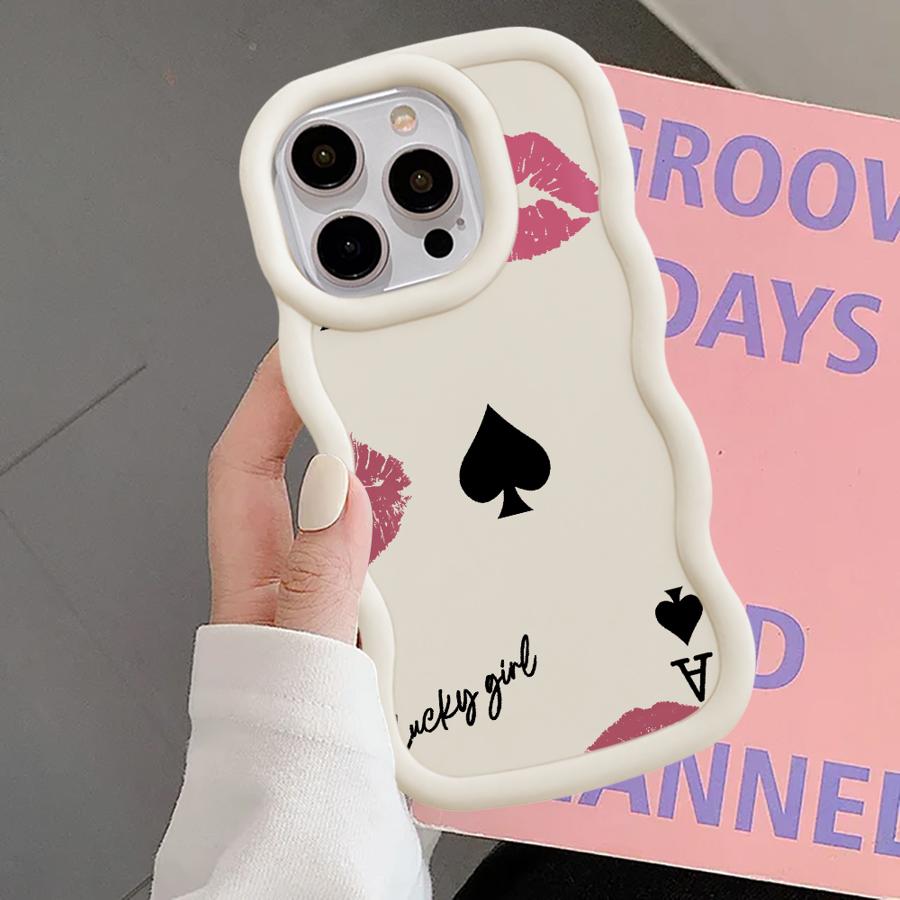 Amore-Love Pink Letter Case for iPhone 12 15 Plus 11 8 16 Pro Max XR 13 17 Air 14 Soft Phone Cover