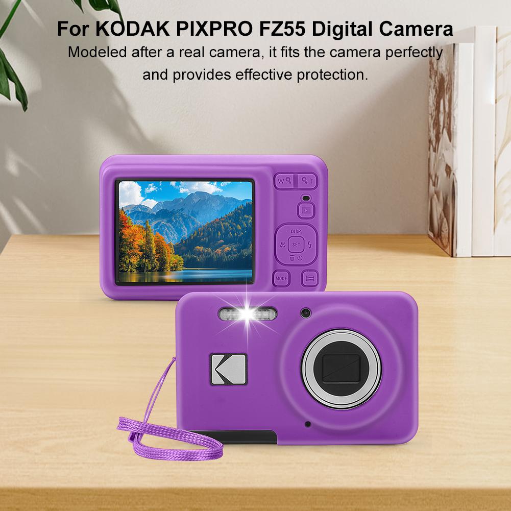 For KODAK PIXPRO FZ55 Digital Camera Cover Wear Resist Slim Fit Camera Bag Camera Body Cover Outdoor Travel Camera Protect Case
