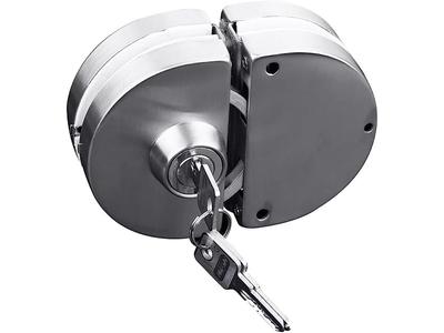 Fechadura de Porta de Vidro de Aço Inoxidável Dupla Face