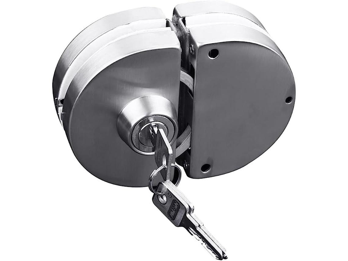 

Double-Sided Stainless Steel Glass Door Lock