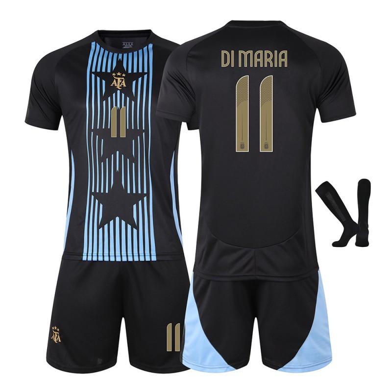 2425 Maglia da Calcio Argentina N.. 10 Messi 11 Di Maria Coppa America Set Maglia da Allenamento