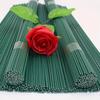 100pcs 2mm Green Flower Stem Plastic Cover Artificial Plant Stick  Wedding Decoration