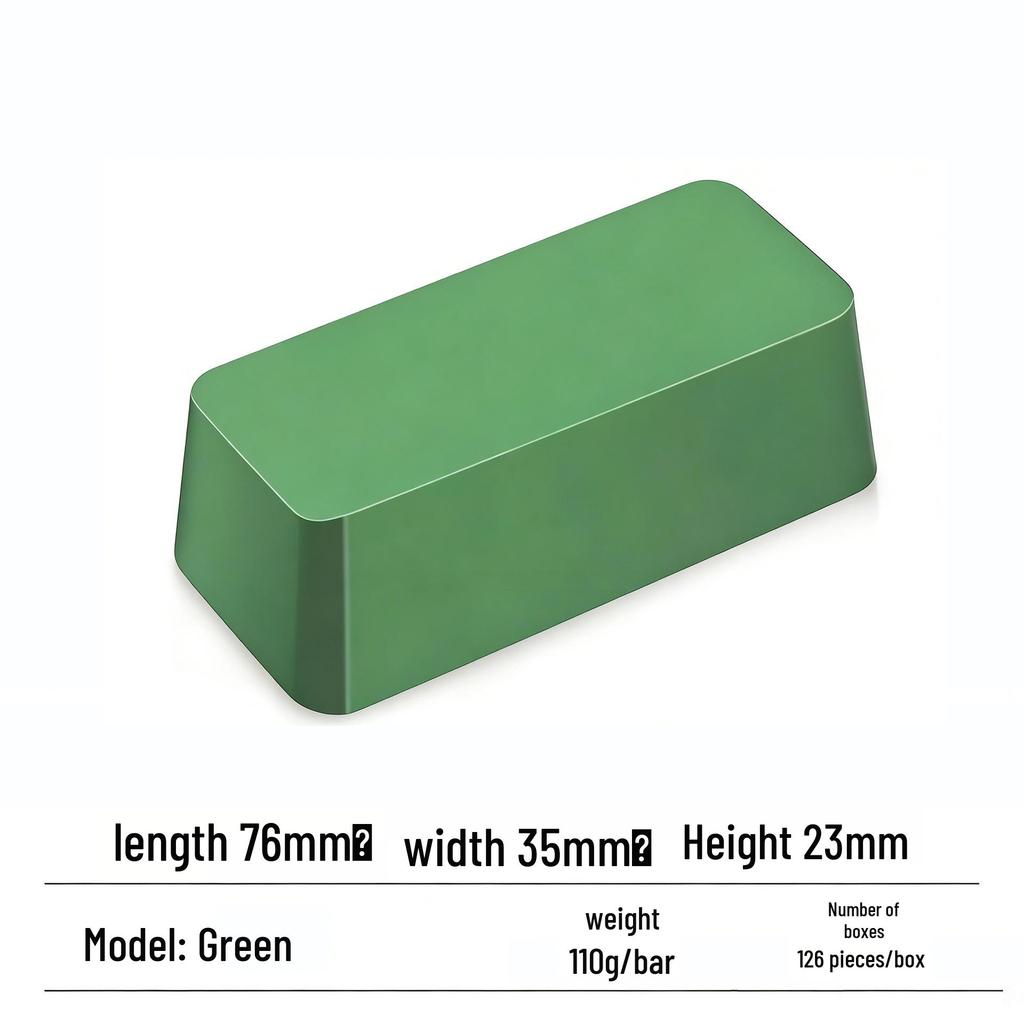 Stainless Steel Polishing Wax Set: Red, Black, Blue, White, Green Wax