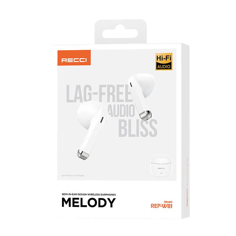 Recci REP-W81 Half-In-Ear Wireless Earbuds