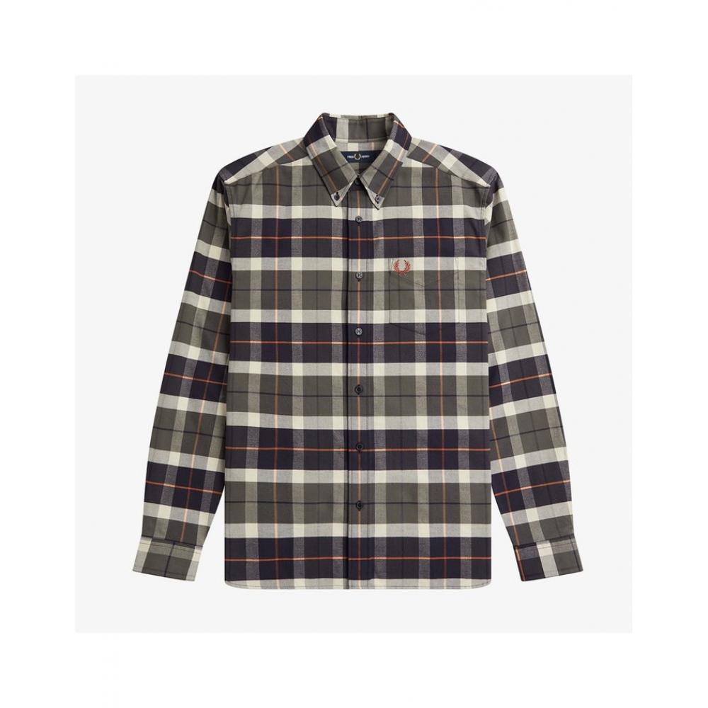 

Fred Perry Brushed Tartan Shirt Afpm2336643 638 S