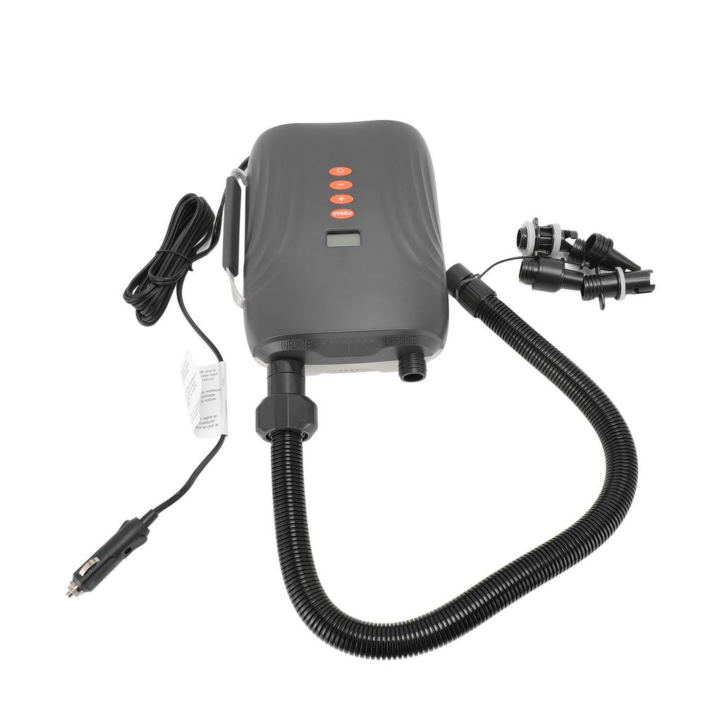 20PSI High Pressure Electric Air Pump Inflation Paddle Board Pump with 12V DC Car Connector for Fast Inflating