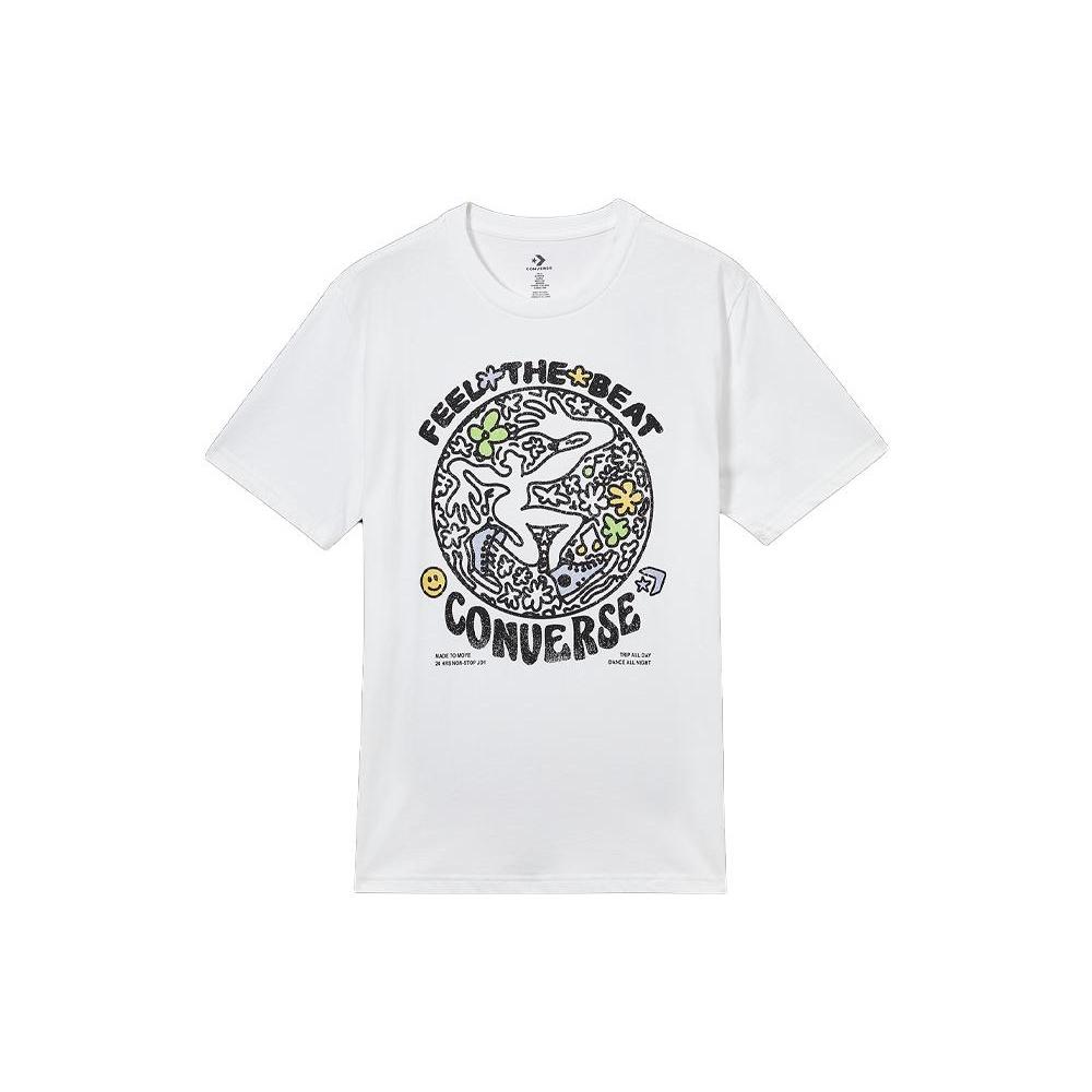 Converse Abstract Dance Tee Asia Sizing  White  Men s 10023456102 XXXL