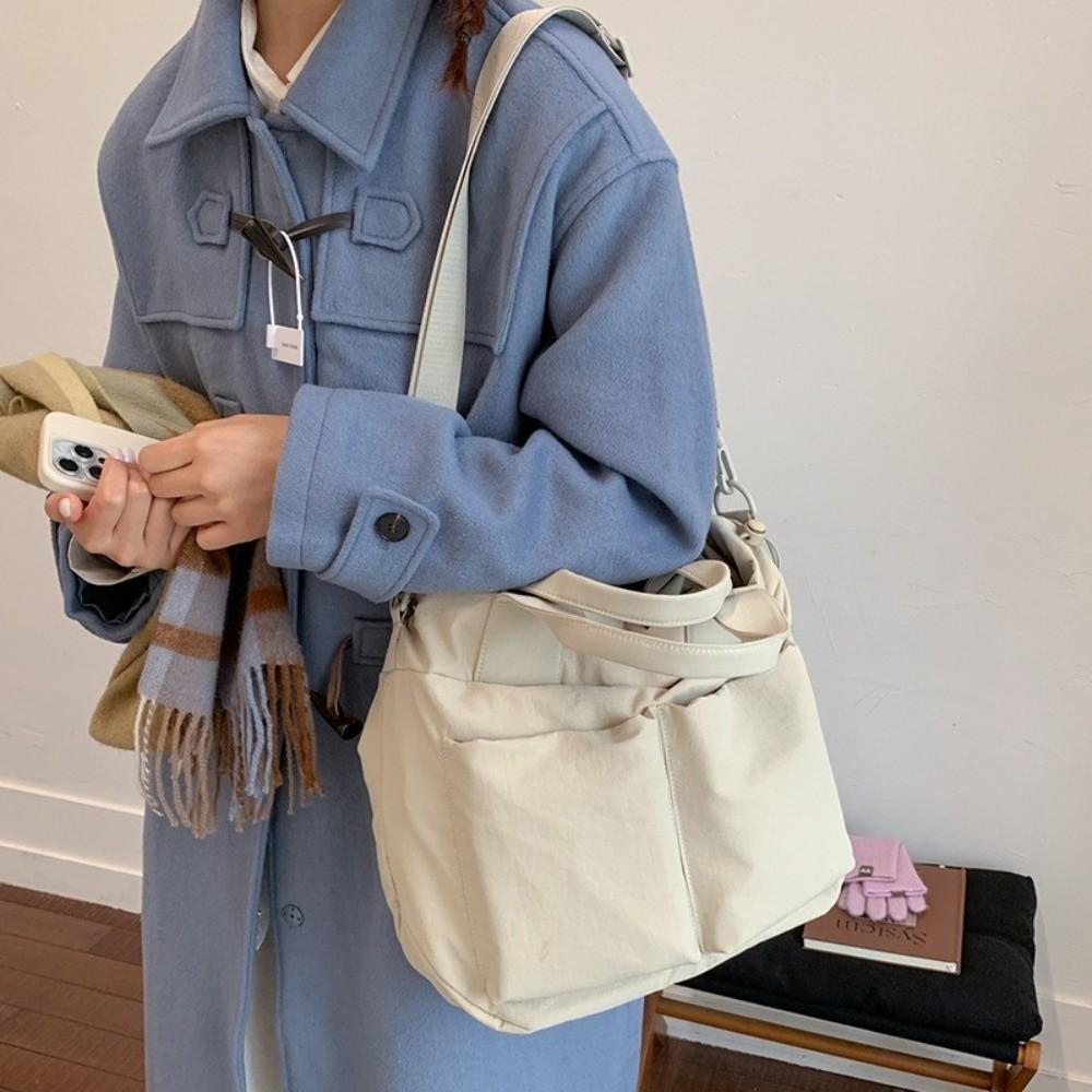 Fashion Casual Tote Bag Multifunctional Large Capacity Crossbody Bag Nylon Handbag Women