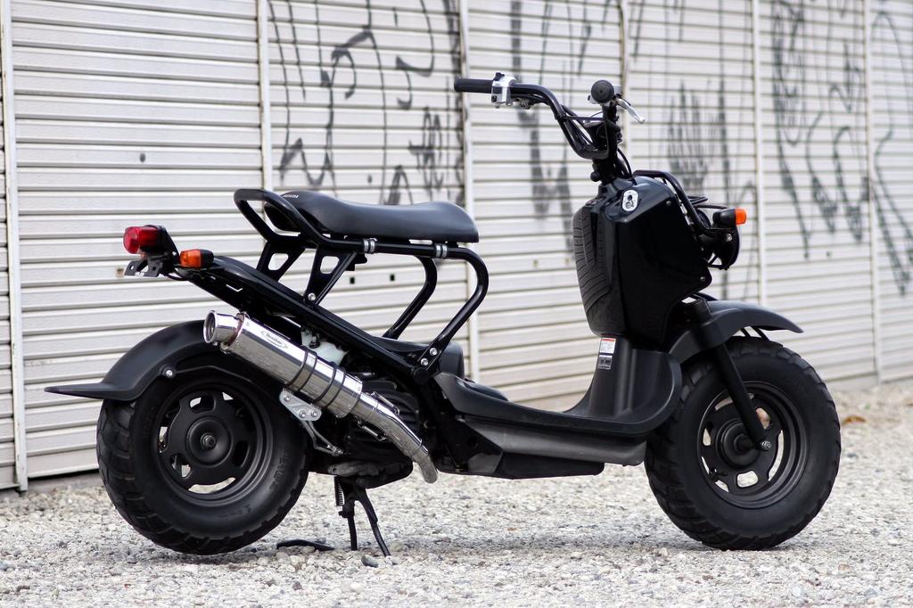 Realize Exhaust System for Honda Zoomer Stainless Full Exhaust Full Exhaust Custom Instructions Part (JBH-AF58, BA-AF58) (2001-2012 Models) - Silver,