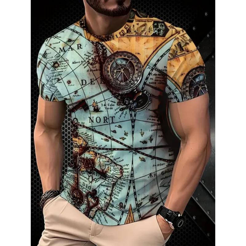 3D Printed Cool Chinese Dragon Pattern T Shirt For Men Summer O-Neck Loose Tops Short Sleeve Tees Casual Mythical Animal Tees
