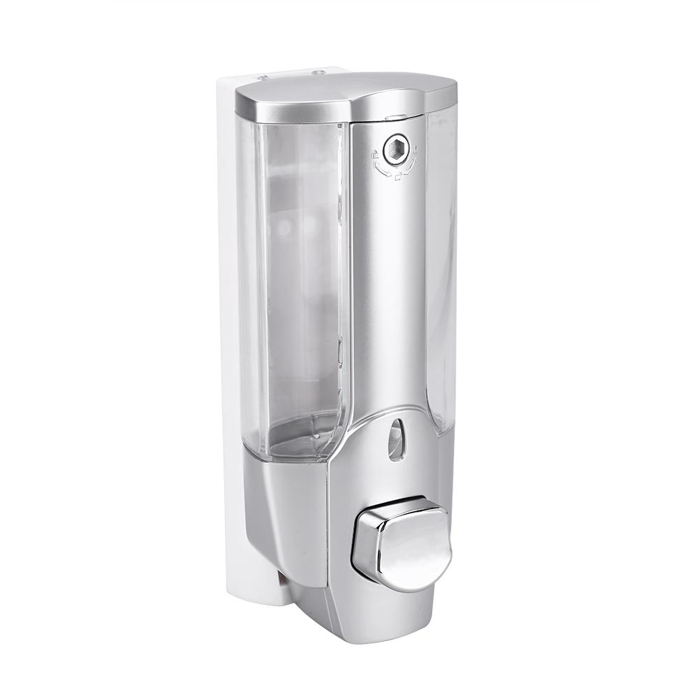 350ml 2*350ml Bathroom Wall Mounted Soap Shampoo Dispenser Lotion Liquid Pump