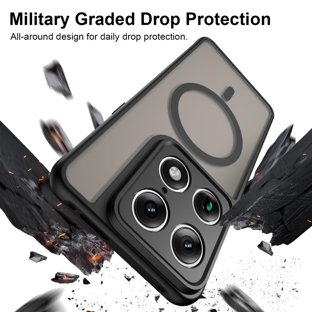 For Magsafe Wireless Charging Magnetic Case For Motorola Signature 5G Shockproof Matte Back Cover Coque