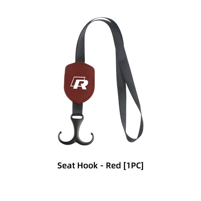 WET1 For Volkswagen VW Car Headrest Double Hook Black Rope Fixed Hook Adjusting Hanger Polo Jetta Sagitar Magotan Passat B5 B6 B7 CC