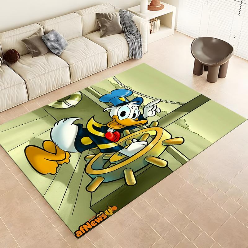 Cute Donald Duck Pattern Printed Carpets Bedroom Play Mats Rug Bedroom Decor Carpet Livingroom Rug Crawl Mat Gift Rug Potdemiel